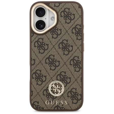 Guess 4G Strass Logo MagSafe - Case iPhone 17 (Brown)