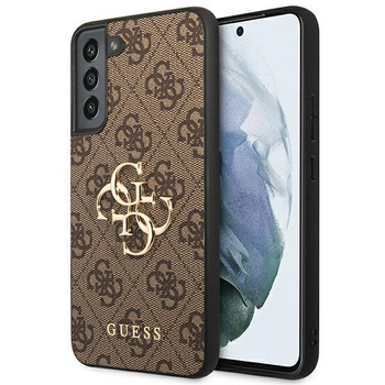Guess 4G Big Metal Logo - Samsung Galaxy S22+ Case (brown)