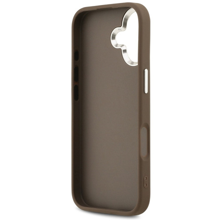 Guess 4G Big 4G Classic Logo - Case iPhone 17 (Brown / Silver)