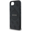 Guess 4G Circle Classic Logo MagSafe - étui pour iPhone 16e (noir)