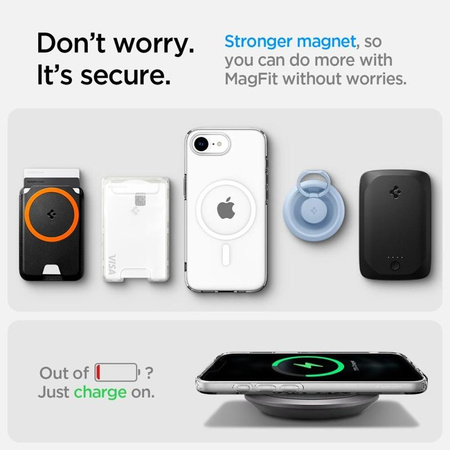 Spigen Liquid Crystal MagSafe - tok iPhone 16e készülékhez (átlátszó)