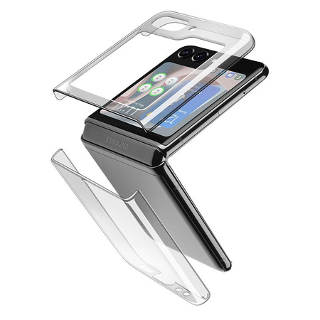 Cellularline átlátszó tok - Samsung Galaxy Z Flip 5 tok (átlátszó)