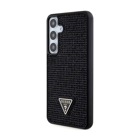 Guess Rhinestone Triangle - Étui Samsung Galaxy S24+ (noir)