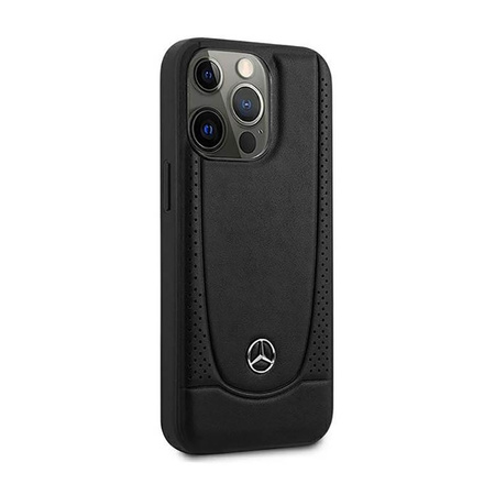 Mercedes Leder Urban Line - iPhone 14 Pro Tasche (schwarz)