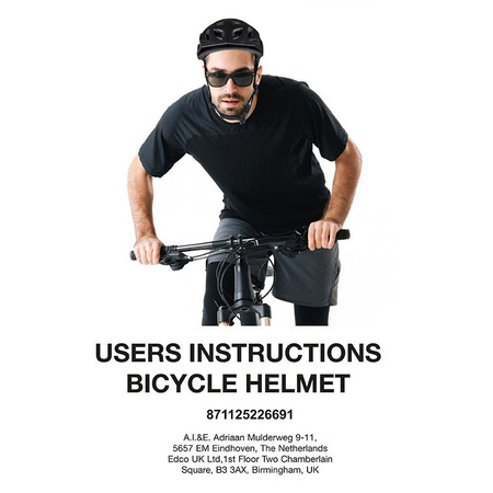 Dunlop - MTB Fahrradhelm 6xLED r. M (Schwarz-grau)