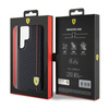Ferrari Carbon Printed Line - Etui Samsung Galaxy S24 Ultra (czarny)