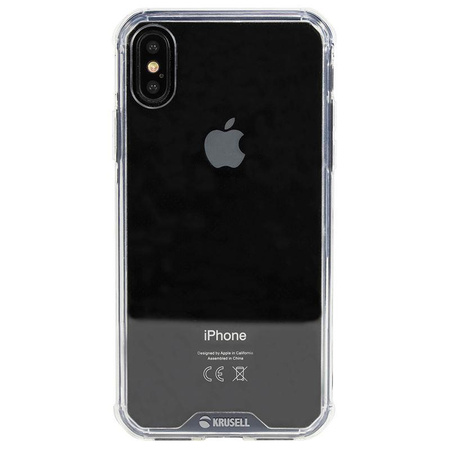 Krusell Kivik Pro Cover - iPhone X Hülle (Transparent)