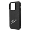 Karl Lagerfeld Signature Logo Cardslot - iPhone 14 Pro Max tok (fekete)