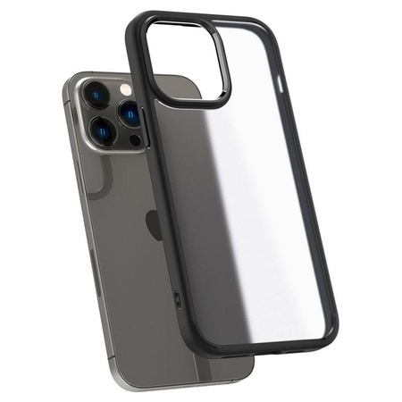 Spigen Ultra Hybrid Matte - Coque pour iPhone 14 Pro (Noir mat)