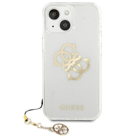Guess 4G Big Logo Charm arany- iPhone 13 tok (arany charmok)