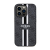 Guess 4G Printed Stripes MagSafe - Case for iPhone 14 Pro Max (Black)