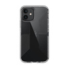 Speck Presidio Perfect-Clear mit Griffen - iPhone 12 / iPhone 12 Pro Tasche mit MICROBAN-Beschichtung (Klar)