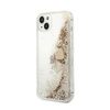 Guess Liquid Glitter Charms - pouzdro pro iPhone 14 Plus (zlaté)