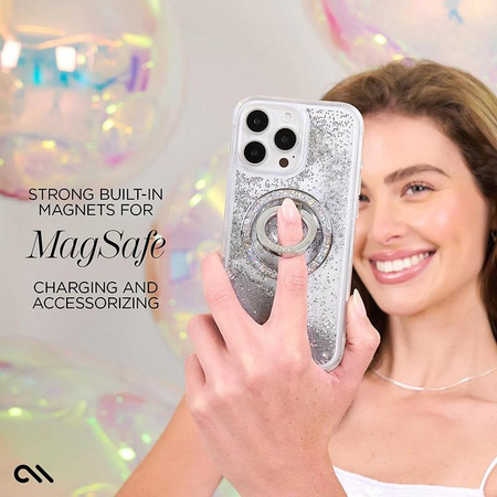 Case-Mate Waterfall MagSafe - Hülle für iPhone 16 Pro Max (Silver)