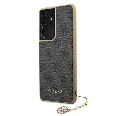 Guess 4G Charms Kollektion - Samsung Galaxy S21 Ultra Tasche (grau)