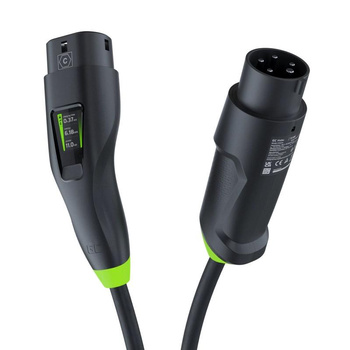 Green Cell - GC Habu EV 11 kW 7 m mobilní nabíječka CEE typu 2 pro nabíjení EV PHEV 2v1 Wallbox s aplikací GC