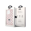 Karl Lagerfeld Monogram Choupette - Etui iPhone 15 Pro (różowy)