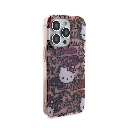 Hello Kitty IML címkék Graffiti - iPhone 13 Pro Max tok (rózsaszín)