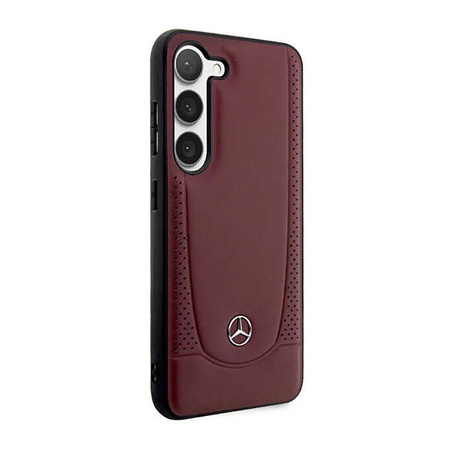 Mercedes Leather Urban Line - Samsung Galaxy S23 tok (piros)