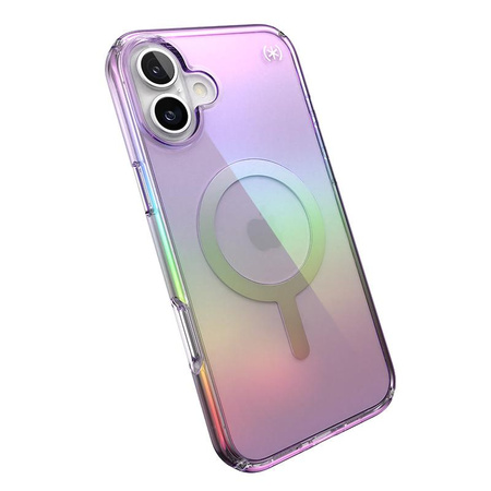 Speck Presidio2 Lux MagSafe - iPhone 16 Plus Case (Amazing Purple / Clear)