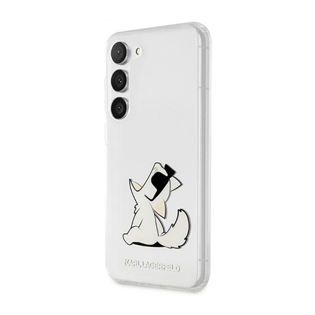 Karl Lagerfeld Choupette Fun - Samsung Galaxy S23+ Tasche (transparent)