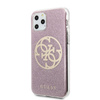 Guess Circle Glitter 4G - iPhone 11 Pro Case (pink)