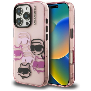 ETUI RÓŻOWE KARL LAGERFELD DO IPHONE 16 PRO, Case Eleganckie, Modne