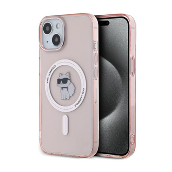 Karl Lagerfeld IML Choupette MagSafe - étui pour iPhone 14 / 15 / 13 (rose)