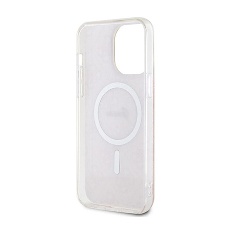 Pouzdro Guess 4G MagSafe - iPhone 13 Pro Max (růžové)