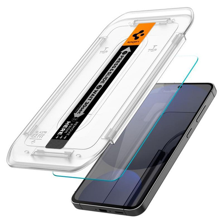 Spigen GLAS.TR EZ FIT 2-Pack - Tempered glass for Samsung Galaxy A56 5G / S24 FE (2 pieces)