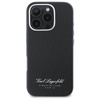 Karl Lagerfeld Hotel RSG - Coque iPhone 16 Pro (noir)