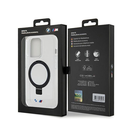 BMW Ring Stand M Collection MagSafe - Case for iPhone 15 Pro (Clear)