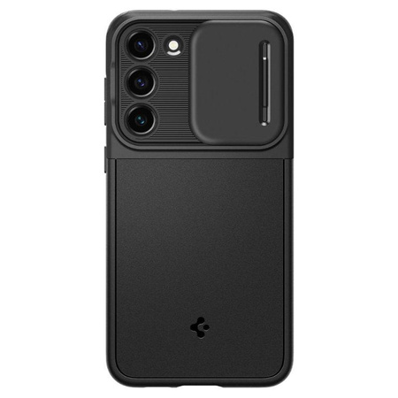 Spigen Optik Armor - Hülle für Samsung Galaxy S23 (Schwarz)