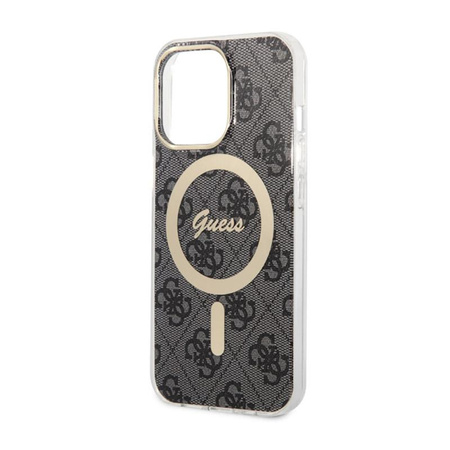 Guess 4G MagSafe - iPhone 13 Pro Tasche (Schwarz)