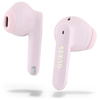 Guess Logo imprimé métallique allongé - TWS Casque Bluetooth + étui de chargement (rose)