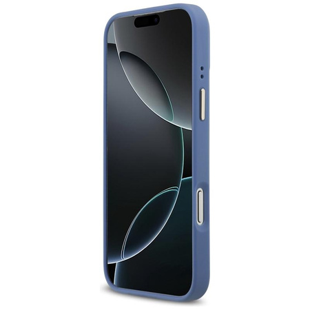 Guess 4G Strass Logo MagSafe - Hülle iPhone 17 Pro Max (Blau)