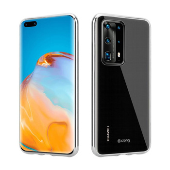 Crong Crystal Slim Cover - Etui Huawei P40 Pro (Transparent)