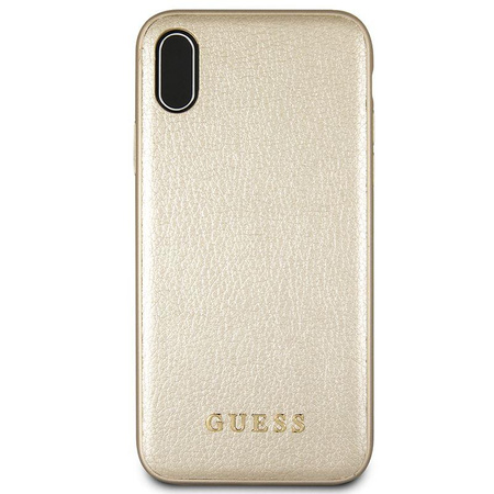 Guess Iridescent - Pouzdro pro iPhone Xs / X (zlaté)