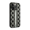 Karl Lagerfeld Monogram Stripe - iPhone 14 Pro Max tok (szürke)