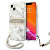 Guess Marble Strap - iPhone 13 Case (gray)