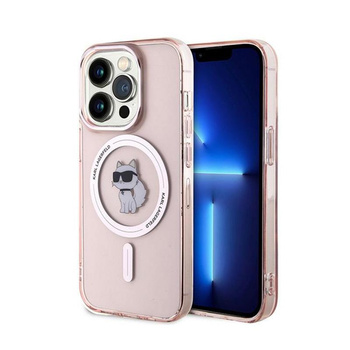 Karl Lagerfeld IML Choupette MagSafe - iPhone 14 Pro Max tok (rózsaszín)
