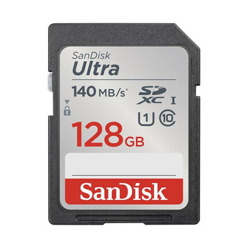 SanDisk Ultra SDXC - Paměťová karta 128 GB Class 10 UHS-I 140 MB/s