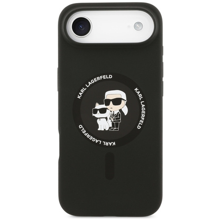 Etui do iPhone Air do MagSafe Karl Lagerfeld Oryginalne Czarne Silikonowe