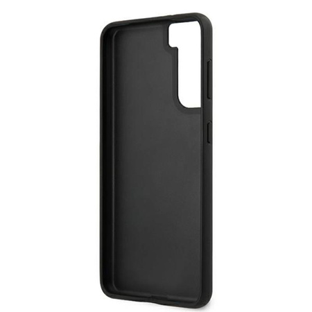 Karl Lagerfeld Saffiano Karl & Choupette Heads - pouzdro pro Samsung Galaxy S21+ (černé)