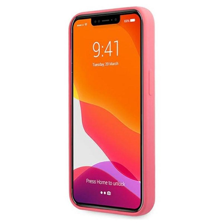 Karl Lagerfeld Silicone Karl & Choupette - Coque iPhone 13 mini (fuchsia)