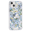 Rifle Paper Clear MagSafe - iPhone 14 Plus Case (Garden Party Blue)
