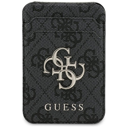 Guess Bundle Pack MagSafe 4G - Case + MagSafe Wallet Set for iPhone 17 Pro (Black)