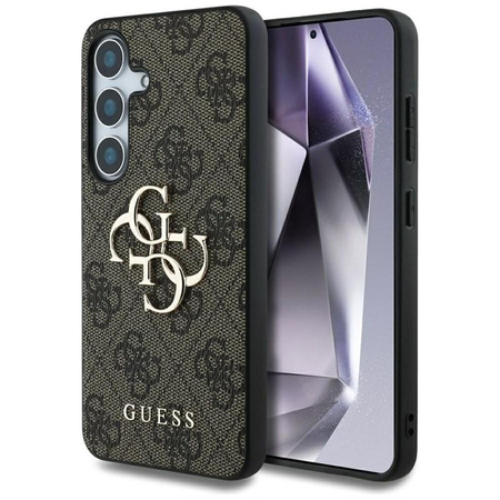 Guess Big 4G Classic Logo - Tasche für Samsung Galaxy S25+ (braun)