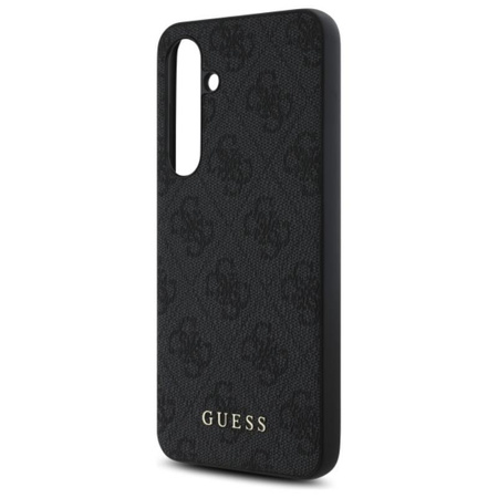 Guess 4G Metal Gold Logo - Pouzdro pro Samsung Galaxy S24 FE (šedá)