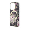 Guess Flower MagSafe - iPhone 14 Pro Case (Black)